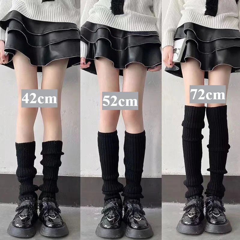 Winter Clothing Leg Warmers - 42/52/72cm Leg Warmers Lolita Socks Y2K