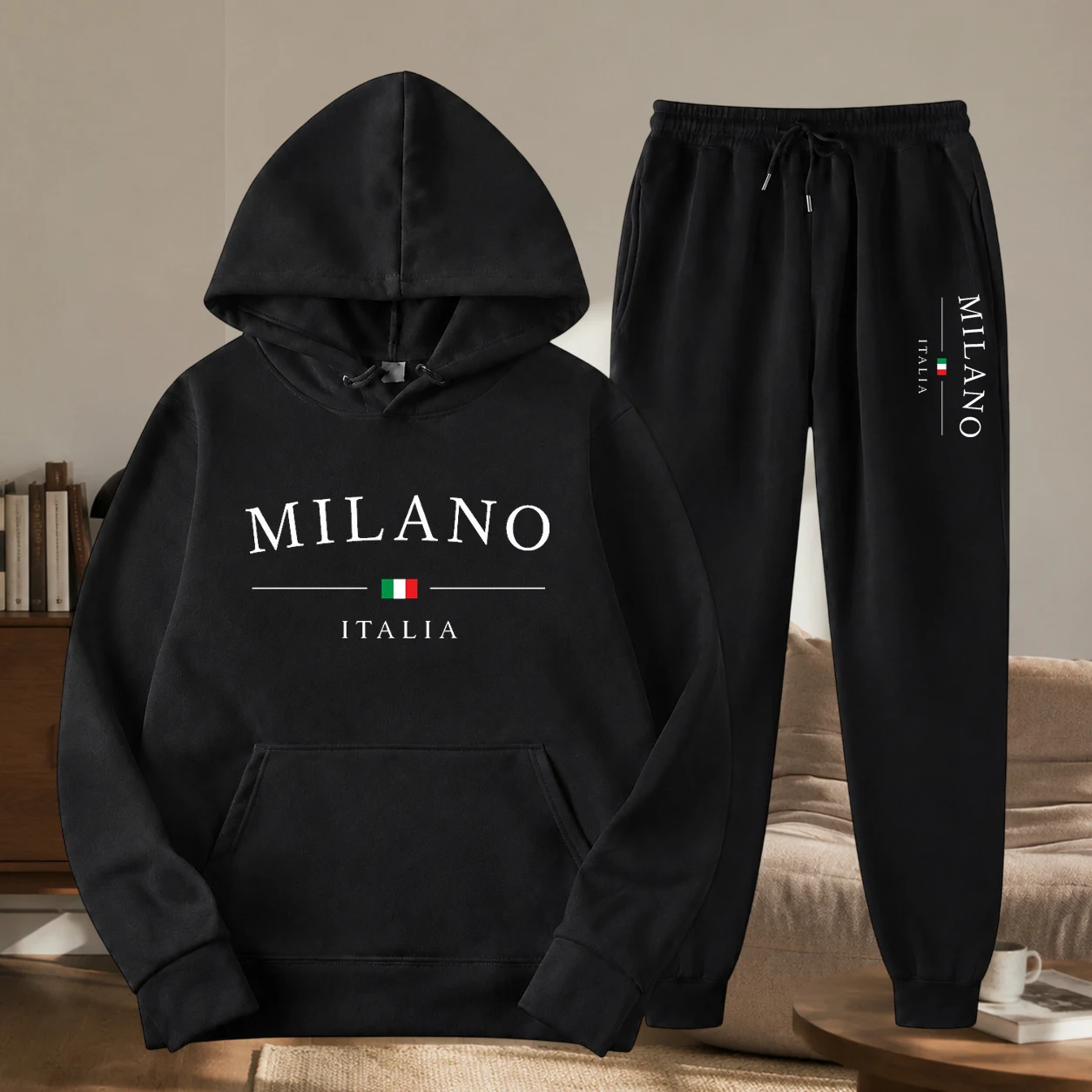 Winter Clothing Brands - Fashion Brand Letter Printed 2-piece Pullover