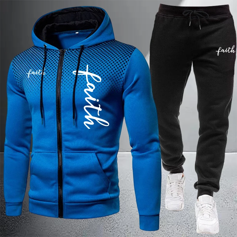 2026 Men's Tracksuit Casual Zi - Jacket Winter Clothing recension och pris