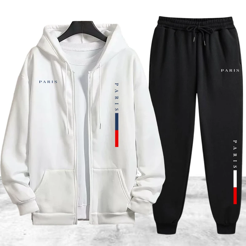 Men's Coat Tracksuit 2 Pcs Set - Jacket Winter Clothing recension och pris