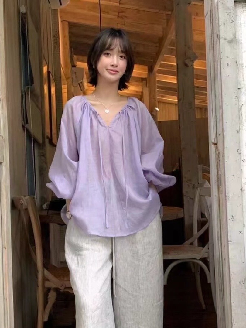 Korean Style Thin Long Sleeve  - Winter Sun Clothing recension och pris