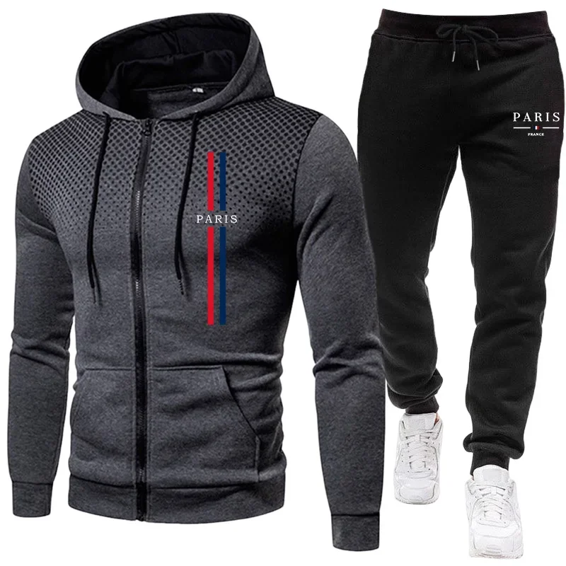 Men sports suit zipper jacket+ - Jacket Winter Clothing recension och pris