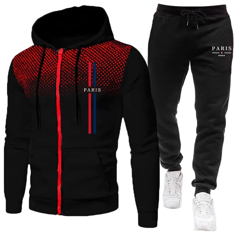 Men sports suit zipper jacket+ - Jacket Winter Clothing recension och pris