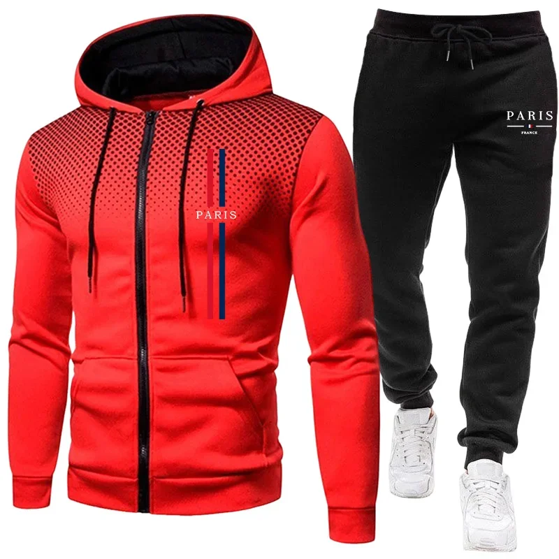 Men sports suit zipper jacket+ - Jacket Winter Clothing recension och pris