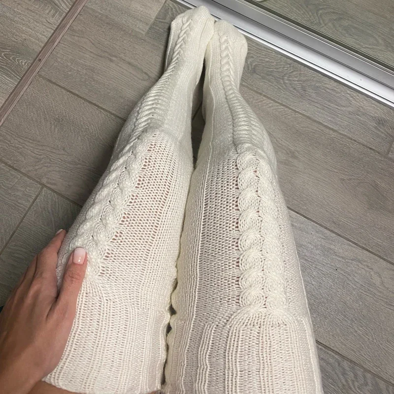 Thigh High Stockings Womens Wi - Winter Clothing Leg Warmers recension och pris