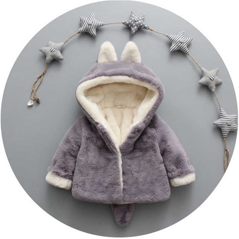 1 2 3 4 Years Plush Baby Jacke - Winter Clothing Baby recension och pris