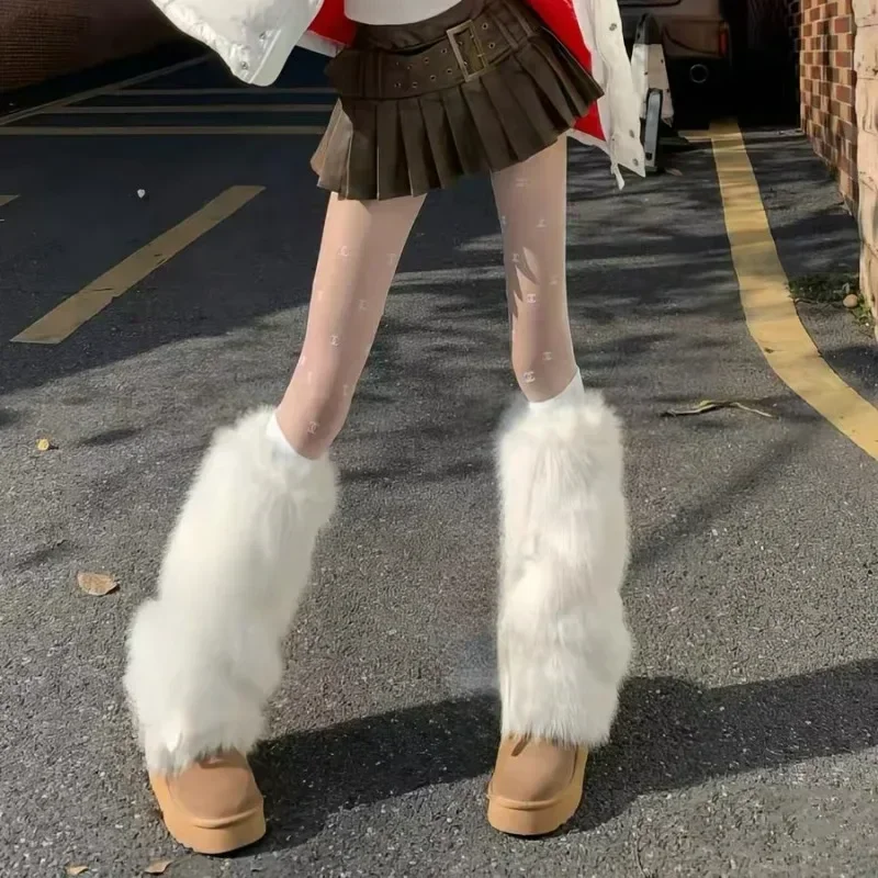 1/2Pairs Plush Leg Warmers Wom - Winter Clothing Leg Warmers recension och pris