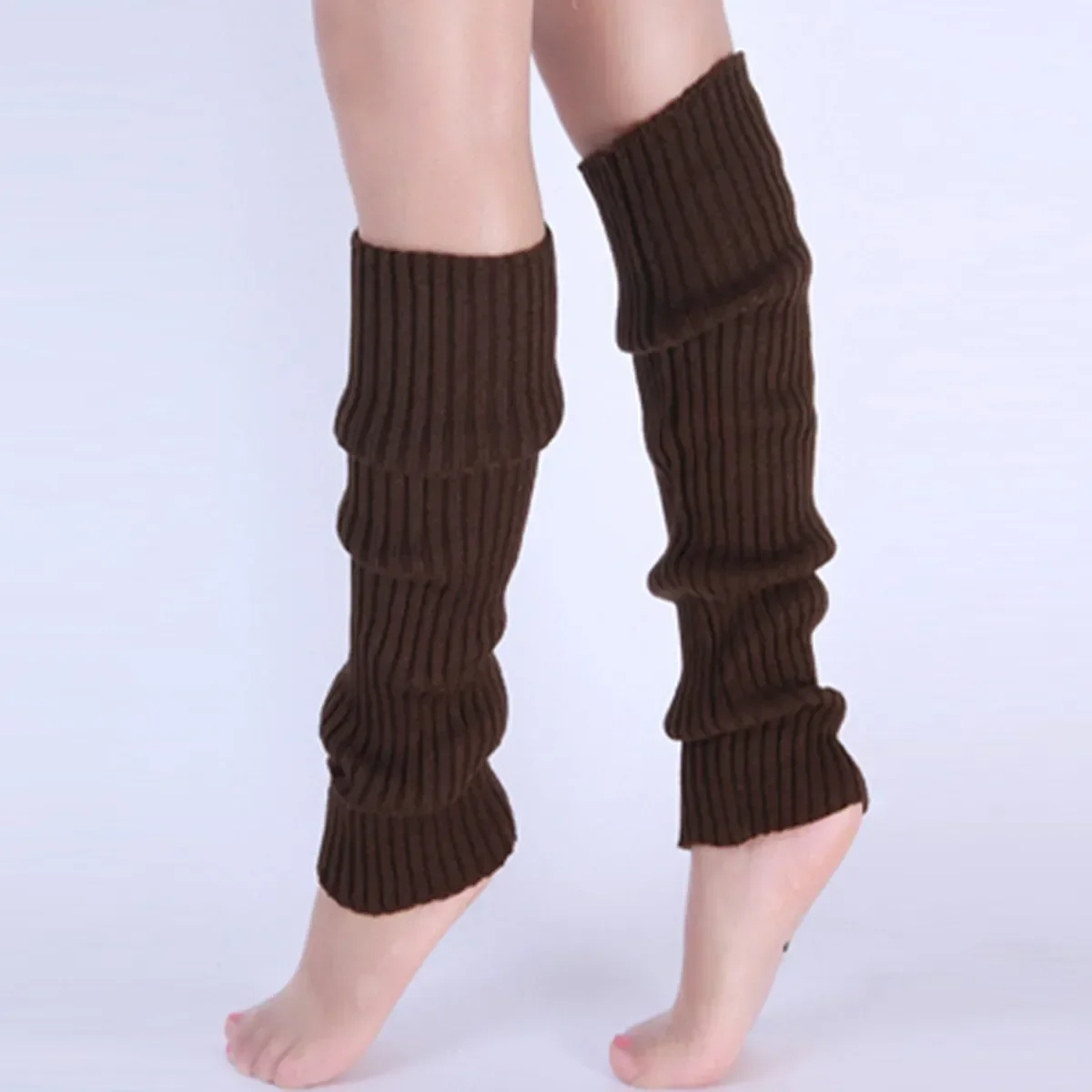 Warm Knitted Leg Warmers for W - Winter Clothing Leg Warmers recension och pris