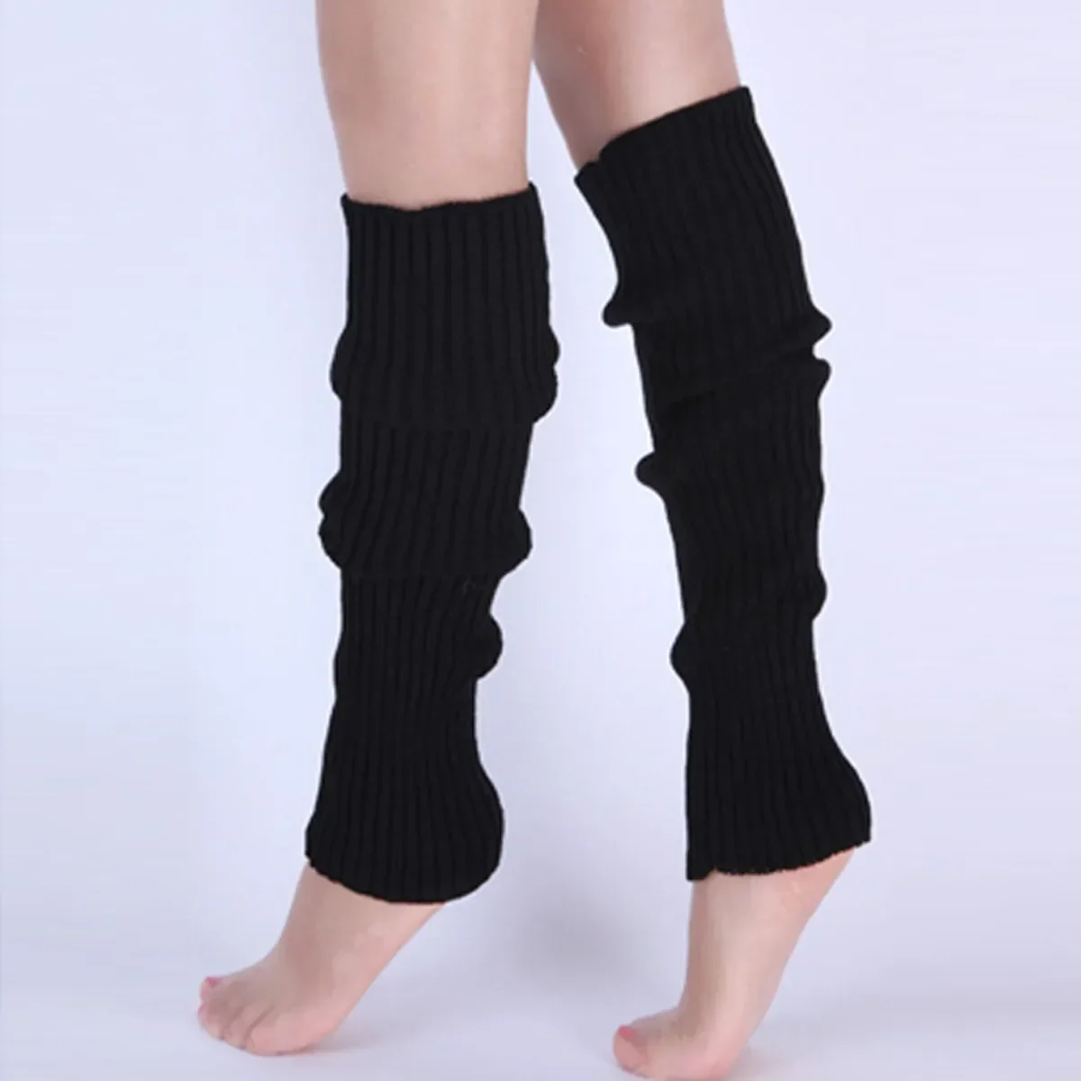 Warm Knitted Leg Warmers for W - Winter Clothing Leg Warmers recension och pris